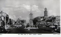 Beatiful  Old Post Card    "  THE CROSS AND  ST. MARY'S  CHURCH,  BANBURY  " - Otros & Sin Clasificación