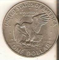 MONEDA DE ESTADOS UNIDOS DE 1 DOLLAR DEL AÑO 1971 - 1971-1978: Eisenhower