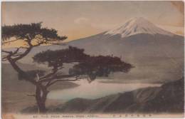 Mt. Fuji From Misaka Pass, Koshu, Volcano, Japan Old Vintage Postcard Condition As Scan - Volcans