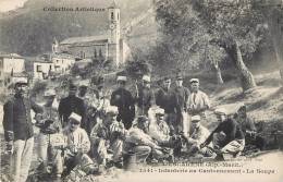 L'ESCARENE INFANTERIE EN CANTONNEMENT LA SOUPE SOLDAT MILITAIRE 06 - L'Escarène