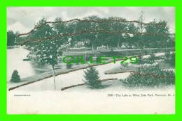 PATERSON, NJ - THE LAKE AT WEST SIDE PARK - SPARKLES - SOUVENIR POST CARD CO - UNDIVIDED BACK - - Paterson