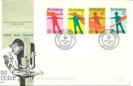 FDC ZIMBABWE 1981 - Behinderungen