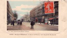 PARIS - Boulevard Sébastopol,vu De La Rue Réaumur Vers Les Grands Boulevards. - Arrondissement: 03