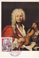 Carte Maximum MONACO N° Yvert 1133 (Portrait De VIVALDI) Obl Sp Ill 1er Jour - Cartes-Maximum (CM)