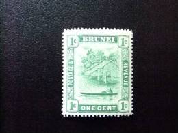 BRUNEI 1908 LOTE De Tres Sellos Yvert Nº 24 * MH RIVIÈRE DE BRUNEI - Brunei (...-1984)