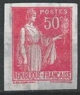 FRANCE - 50 C. Non Dentelé - 1921-1940