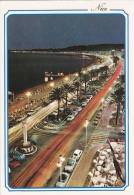 Cp , 06 , NICE , La Promenade Des Anglais La Nuit - Piazze