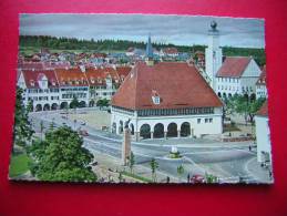 CPSM  ALLEMAGNE  HÖHENLUFTKURORT  FREUDENSTADT  SCHWARZWALD  BLICK AUF STADT UND RATHAUS  NON VOYAGEE - Hochschwarzwald