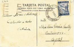 Argentinien 1943. B.A. Feria Libro Argentino - Buch (3.262) - Storia Postale