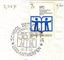 B-Antwerpen 1972.  Année Internationale Du Livre (3.267) - Andere & Zonder Classificatie