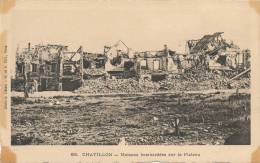 ( CPA 92)  CHÂTILLON  /  Maisons Bombardées Sur Le Plateau  -  ( Tachée ) - Châtillon