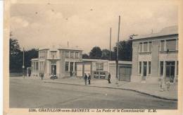 ( CPA 92)  CHÂTILLON-SOUS-BAGNEUX  /  La Poste Et Le Commissariat  - - Châtillon