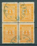 30K58 Michel # 7 I - 1887 - 5 St. X 4 Stamps  Postage Due , Portomarken Taxe  Bulgaria Bulgarie Bulgarien  USED - Strafport