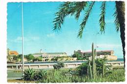 CUR-35  CURACAO-  WILLEMSTAD : View Of Governor's Palace And Hotel Curacao - Curaçao