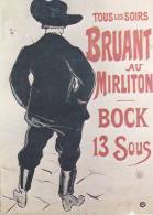 BRUANT - AFFICHE DE  TOULOUSE-LAUTREC - Inns