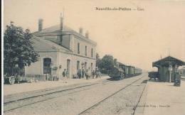NEUVILLE DE POITOU - La Gare, Arrivée Du Train - Neuville En Poitou