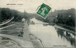 N°25645 -cpa Josselin -les Quais- - Josselin