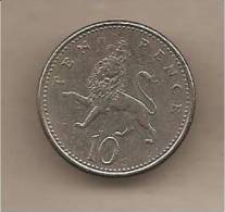 Regno Unito - Moneta Circolata Da 10 Pence Km938b - 1992 - 10 Pence & 10 New Pence