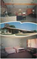 Wausau WI Wisconsin, Kenron Motel, Lodging, Auto, Great Decor Interior Views, C1950s Vintage Postcard - Other & Unclassified