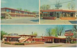 Fort Smith AR Arkansas, Sands Motel & Restaurant, Lodging, Great Signs, C1950s/60s Vintage Postcard - Fort Smith