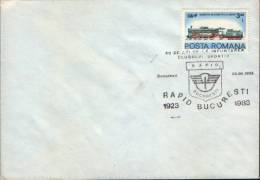 Romania-Envelope Occasionally 1983-Rapid Bucuresti,60 Years Of Existence - Famous Clubs