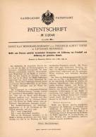 Original Patentschrift - E. Rohardt Und F. Teifke In Uetersen - Moorrege , 1899, Muffel Für Glasierte Keramik , Glasur ! - Uetersen