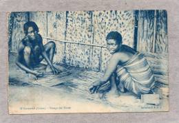 32876    Gabon( N"Gounie)   -  Tissage  Des  Nattes,  VGSB  1933 - Gabun