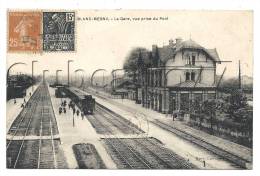 Le Blanc-Mesnil (93) : Le Train En Gare Vue Prise Du Pont En 1931 (animé) - Le Blanc-Mesnil