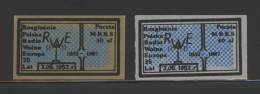 POLAND SOLIDARNOSC SOLIDARITY (POCZTA MRKS) 1987 35 YRS RADIO FREE EUROPE SET OF 2 Communication Radio Liberty USA - Vignettes Solidarnosc