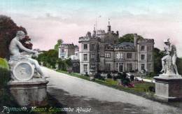 Beatiful   Old  Post Card    "  Plymouth ,  Mount  Edgcumbe  House" - Plymouth