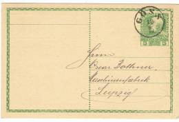 L-AUT-42 - Entier Postal Commercial De La Brasserie Gösser De Göss 1913 - Bières