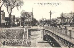 55. COURBEVOIE - NEULLY-SUR-SEINE : Le Pont Bineau Et Ille De La Jatte - RARE CPA - - Courbevoie