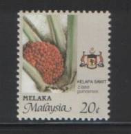 Malaysia 1986-96 Agro Malacca 20c P14x13.75 Cream Gum WMK Upright MNH - Malaysia (1964-...)