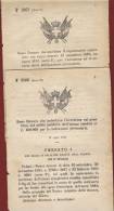 1885/87 - DECRETI DI UMBERTO I  SULLE FERROVIE DELLO STATO - Décrets & Lois