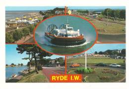 Cp, Angleterre, Ile De Wight, Ryde, Multi-Vues, Voyagée  1983 - Autres & Non Classés