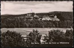 AK Bad Berka, Blick über Das Illmtal Zur Wilhelmsburg, Gel, 1961 - Bad Berka