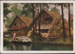 AK Spreewald, Altes Bauernhaus In Leipe, Gel 1955 - Luebben (Spreewald)