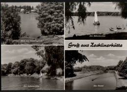 AK Zechlinerhütte/Kr. Neuruppin, Campingplatz, Kanal, Schlabornsee, Ung, 1975 - Neuruppin