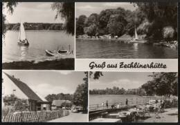 AK Zechlinerhütte/Kr. Neuruppin, Schlabornsee, Terrasse Am Strandhotel, Ung,1978 - Neuruppin