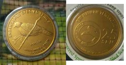 MALAYSIA 2005 Coin Bird Nordic Gold BU 25 Sen Green Imperial Pigeon - Maleisië