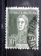 Argentina - 1924/33 - Mi.nr.290 - Used (bit Gummed)- General San Martin - Definitives - Oblitérés