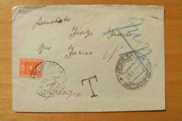 STORIA POSTALE  TASSATA SEGNATASSE LIRE 1 (23) - Postage Due