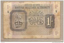 Autorità Militare Britannica - Banconota Circolata Da 1 Scellino P-M2 - 1943 #17 - Autoridad Militar Británica