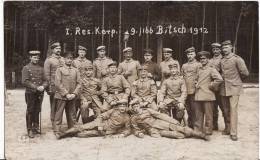 Carte Postale Photo Militaire Allemand De BITSCH -Feldpost - I Res. Korp. 9;Ibb-Voir  2 Scans - Guerre 1914-1918 - Regimente