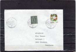 NORVEGE 1988 - Storia Postale