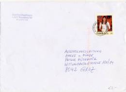 Austria  - Personalisierte Marke Gasthof Zur Post In Peggau Auf Brief - Briefe U. Dokumente
