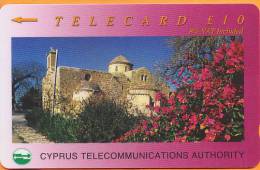 CYPRUS - Cyprus 23CYPC,Panayia Angeloktisti  10 £, 50.000ex, 1995, Used - Chipre
