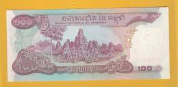 Cambodia Banknote: 100 Face Value - Fine - Cambodge