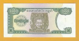 Cambodia Banknote: 200 Reils -  UNC 1998 Series - Cambodia
