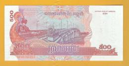 Cambodia Banknote: 500 Reils -  UNC 2004 Series - Cambodja